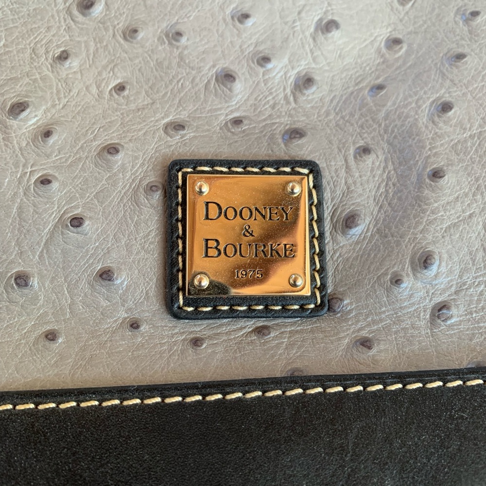 NWT Dooney & Bourke leather satchel handbag, with dust cover